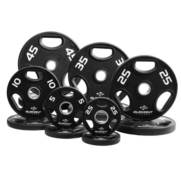 Premium Virgin Rubber Plates 2.5. 5. 10. 25. 35 or 45 Lbs